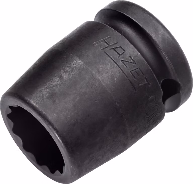 HAZET punta per cacciavite a percussione e a macchina (doppio esagono) 900SZ-17 cava quadrata 12,5 mm (1/2 poll.) profilo di trazione doppio esagono esterno 17