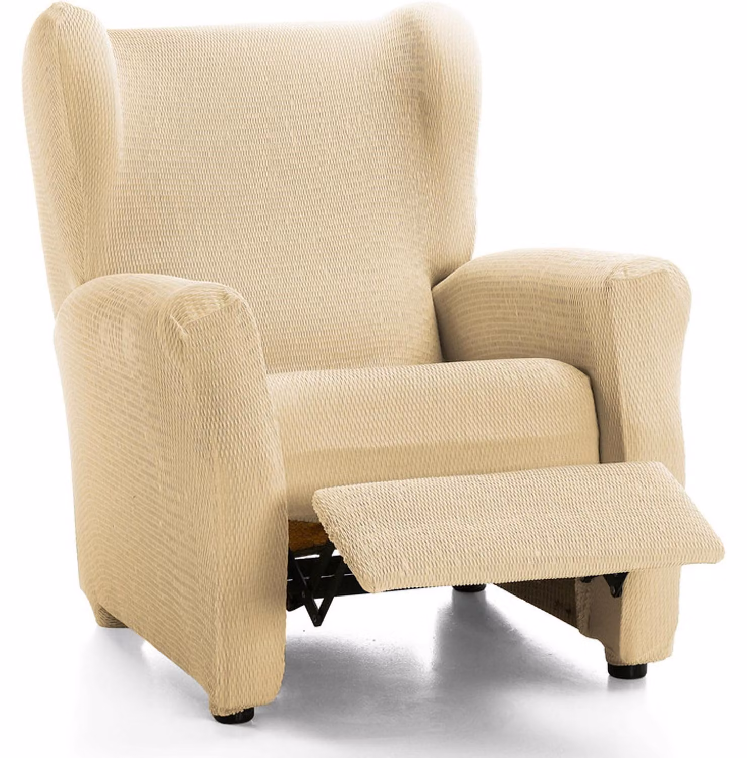 Solidchoice - Copertura elastica e extra morbida per poltrona relax, beige, regolabile