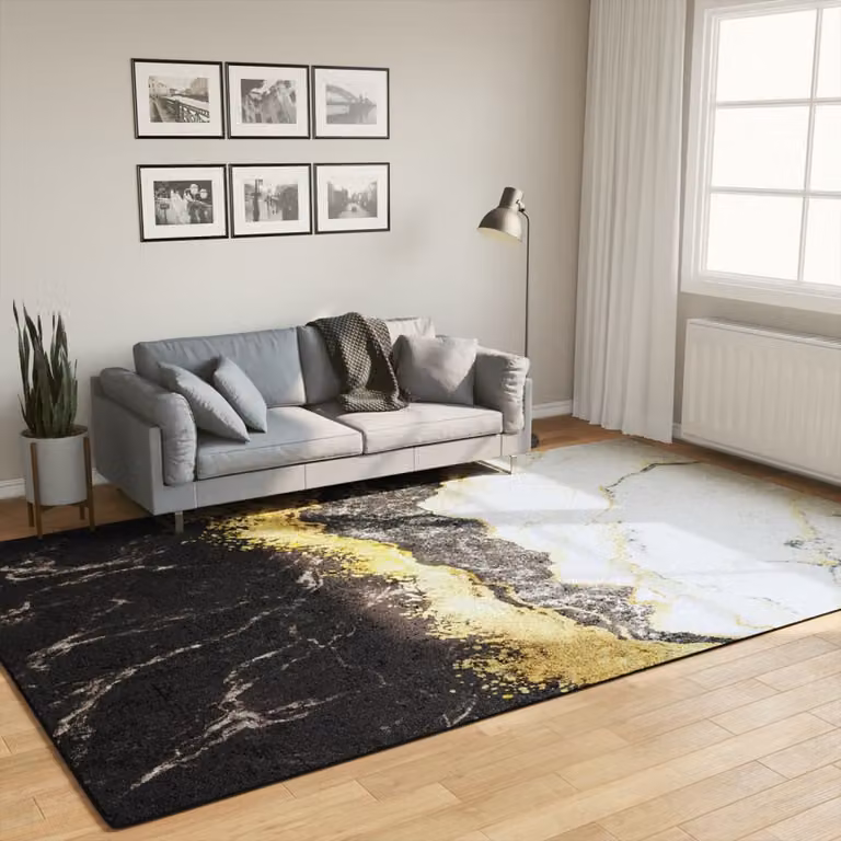Tappeto lavabile moderno vidaXL multicolore con design astratto in poliestere L: 190 cm, P: 300 cm