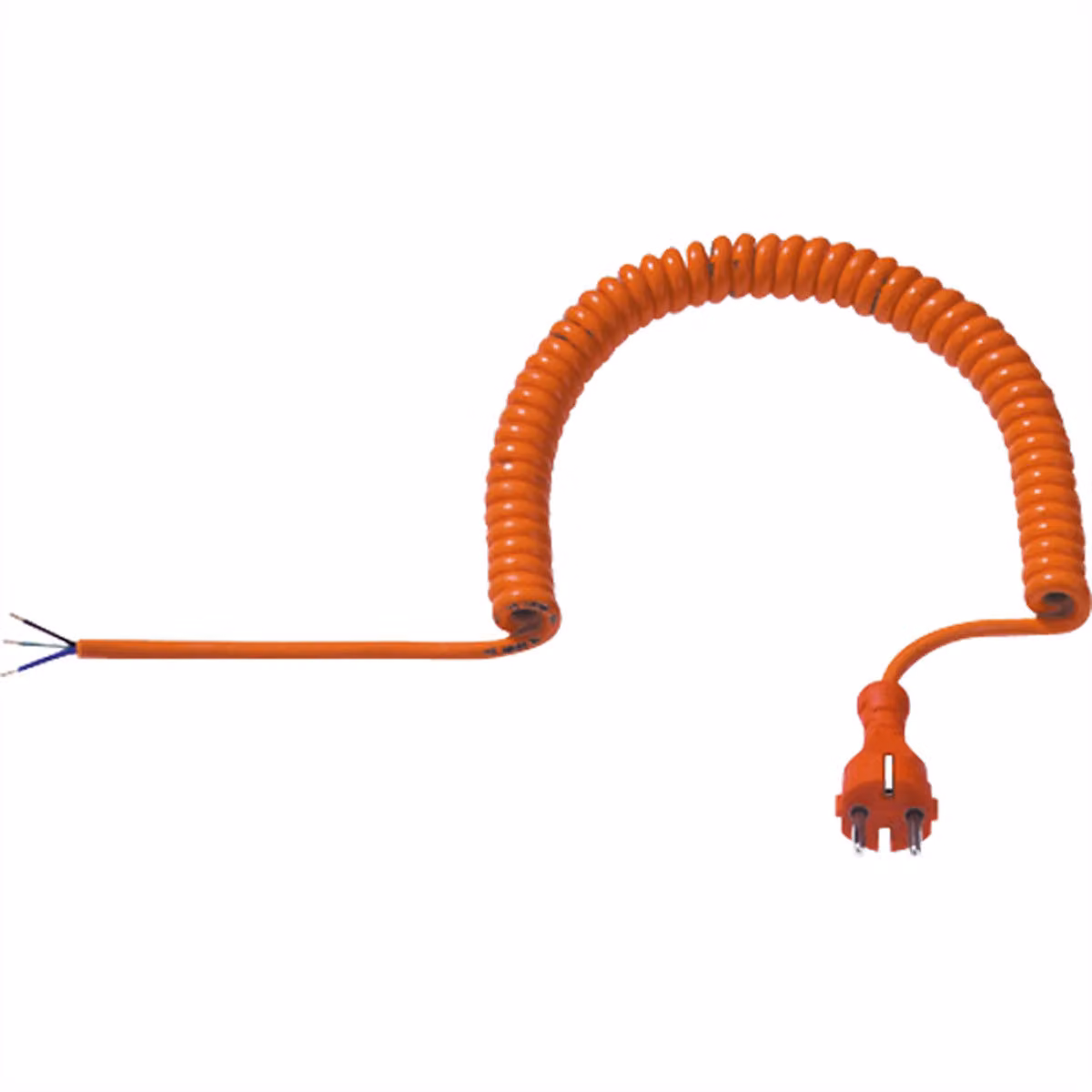 Cavo a spirale BACHMANN Arancione 0,5-2,5 m, H07BQ-F 3G1,50