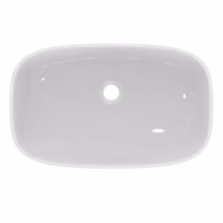 Vasca i.life B o HL senza troppopieno 600x370x120 mm bianco 600 x 370 x 120 mm bianco