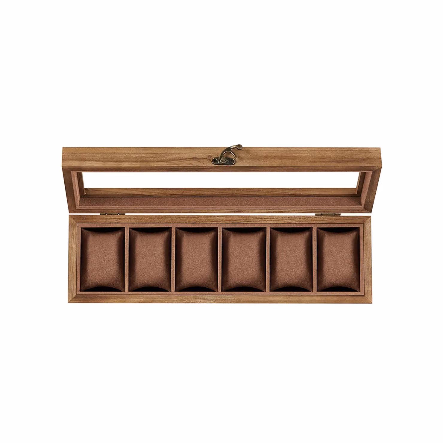Scatola per Orologi, 10,2 x 35 x 8,7 cm / Noce Rustico