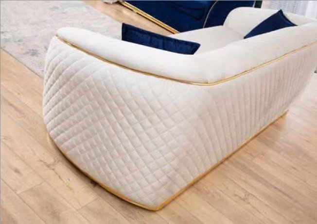 Sofa 3 Sitzer Moderner Couchen Luxus Möbel Sofas Stoff Couch Dreisitzer