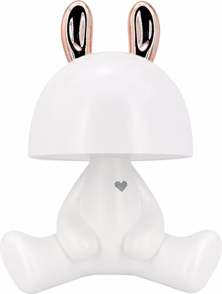 Lampada da notte decorativa a forma di coniglio LED 2,5 W, luce bianca neutra, ricaricabile tramite USB-C, FANCY Polux
