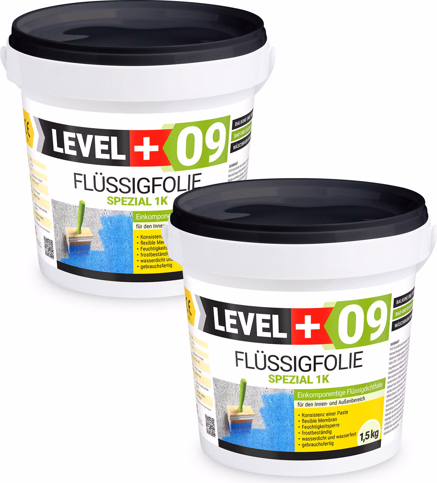 Pellicola sigillante 3kg Pellicola liquida per bagni e balconi Impermeabilizzazione LEVEL+ RM09