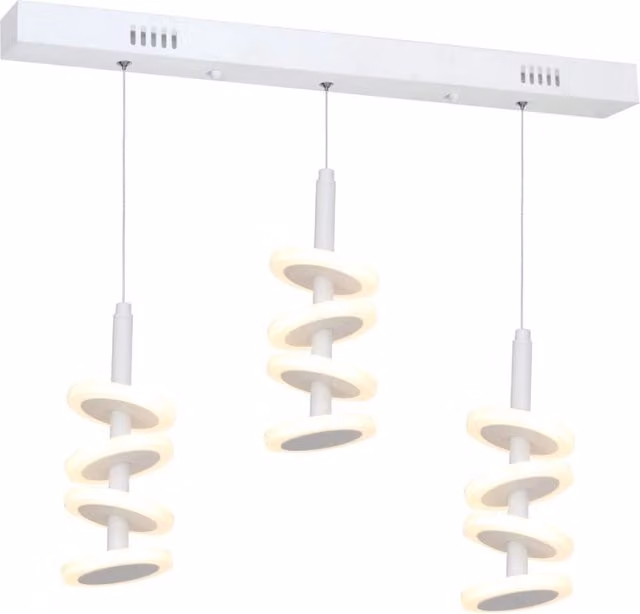 Lampada a sospensione Milagro Pablo LED 48W bianca 72cm