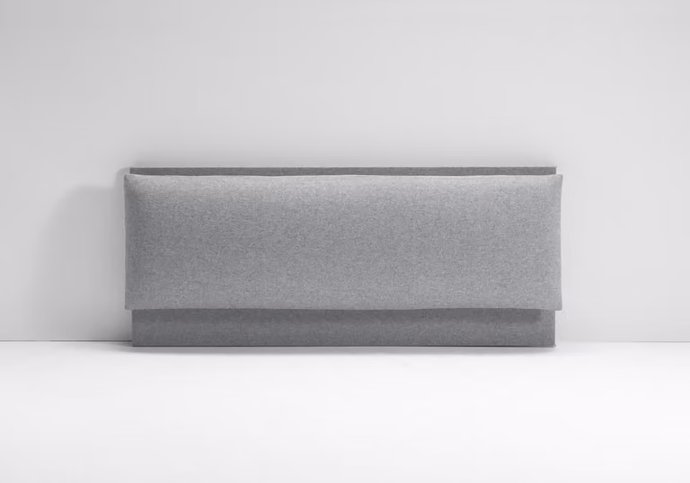 Testata Letto Imbottita - ROMA Grigio 120x190 cm