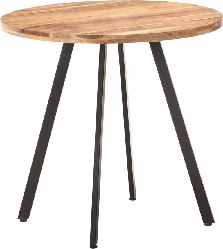 Maison Exclusive - Tavolo da pranzo 80 cm in legno massello di acacia