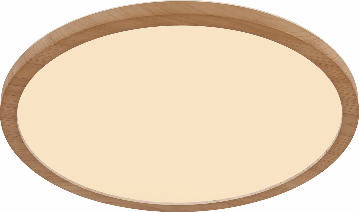 Globo Lighting plafoniera in plastica effetto legno, LED