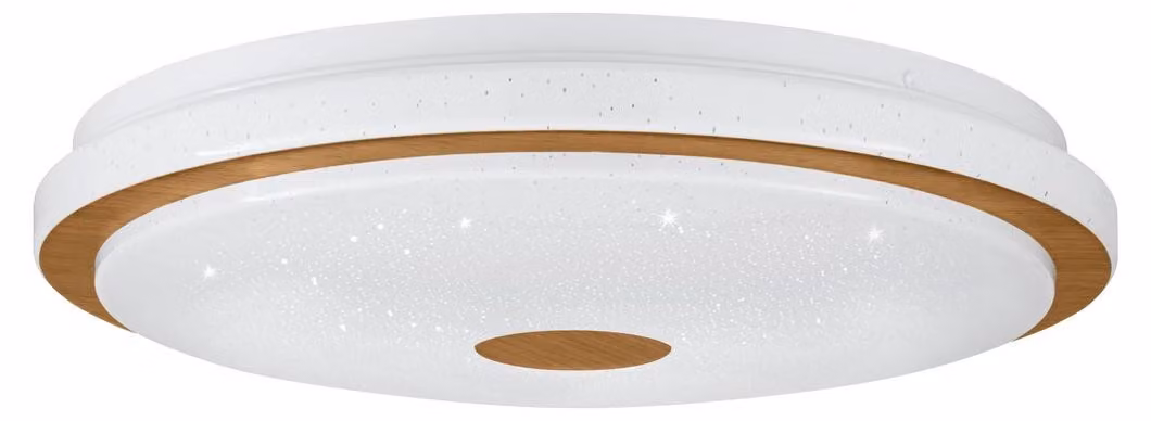 Eglo 900598 LANCIANO 1 plafoniera LED 24W Ø380mm Bianco Marrone Bianco Telecomando controllabile Colore luce dimmerabile
