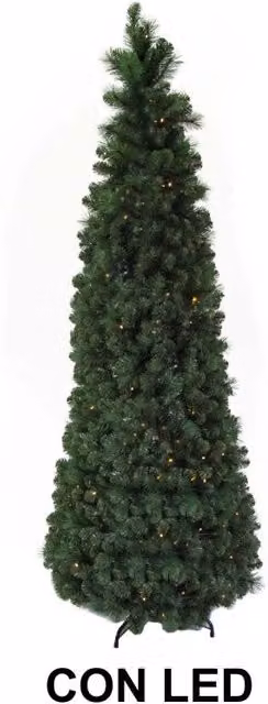 Albero pieghevole verde 793 rami 150 led cm ø74h180