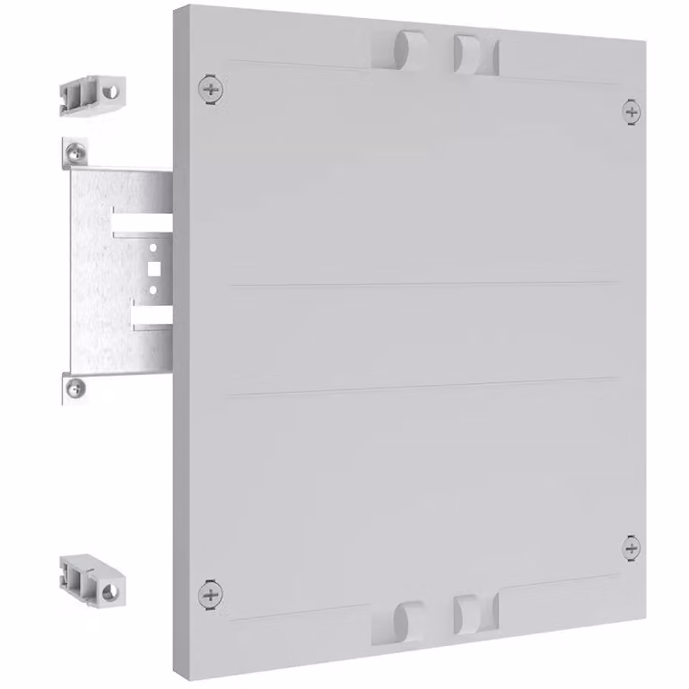 Modulo ABN piatto LxA: 250x300 mm Traversa di montaggio max, 2 sezionatori NH00 MF12309