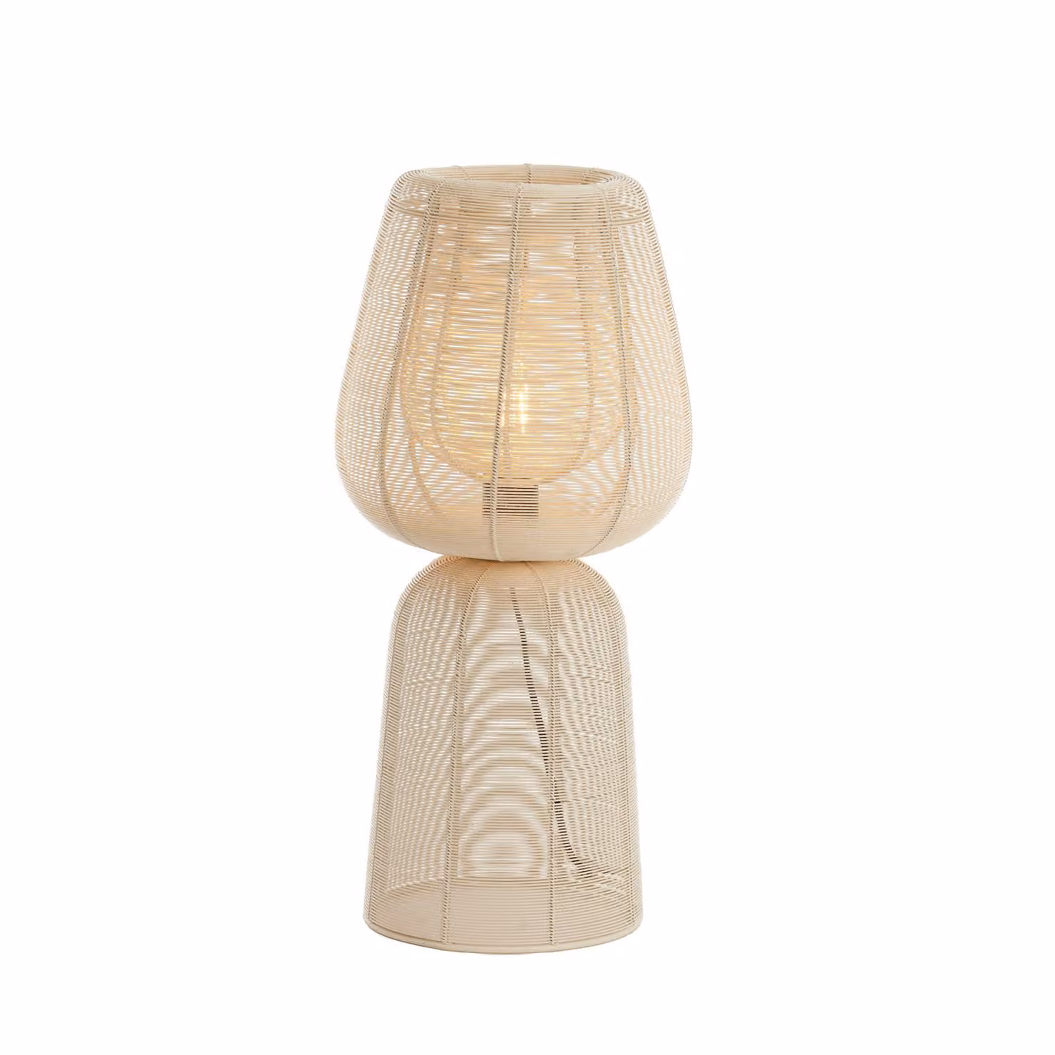 Lampada da tavolo - beige - Aboso - metallo - E27 - 1883443 - Light & Living