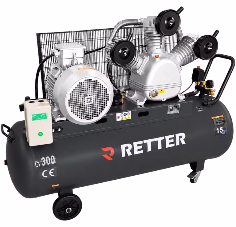 RETTER RT4300 Compressore 300 L / 10 bar / 15 PS