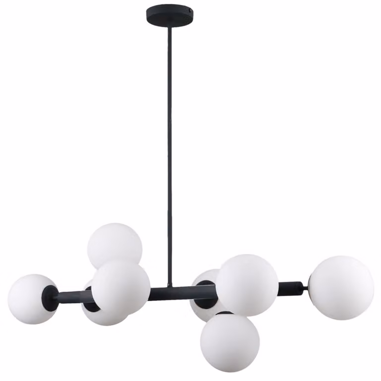 Italux Raddi lampadario moderno in grafite PNS-5510-8-BK