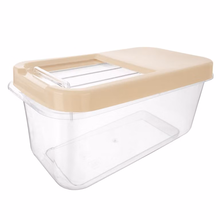 Scatola portaoggetti versatile da 7,5 litri con coperchio scorrevole, plastica resistente