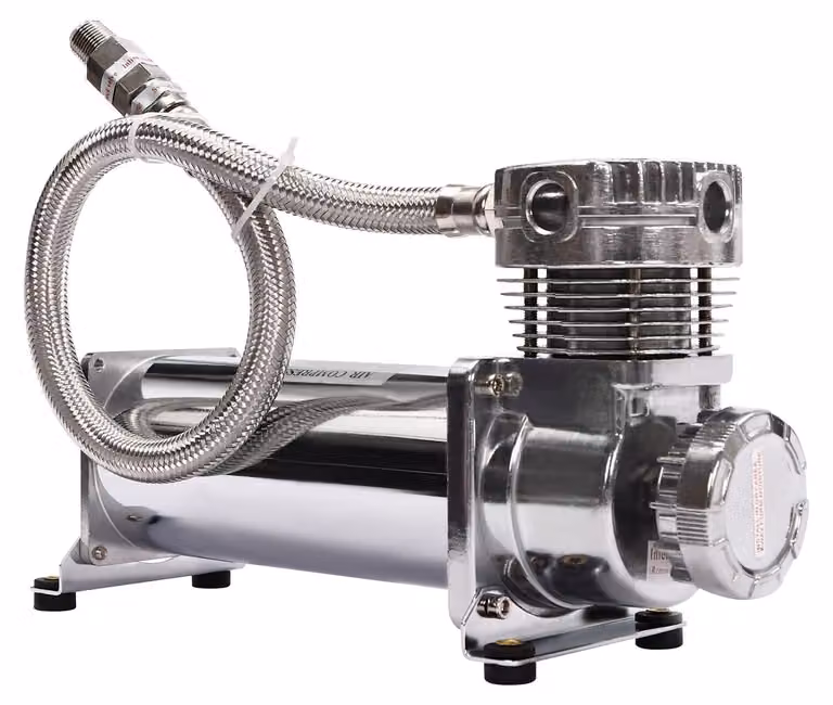 Compressore d'aria portatile - 200 PSI - alimentazione a 12V - realizzato in ferro e rame