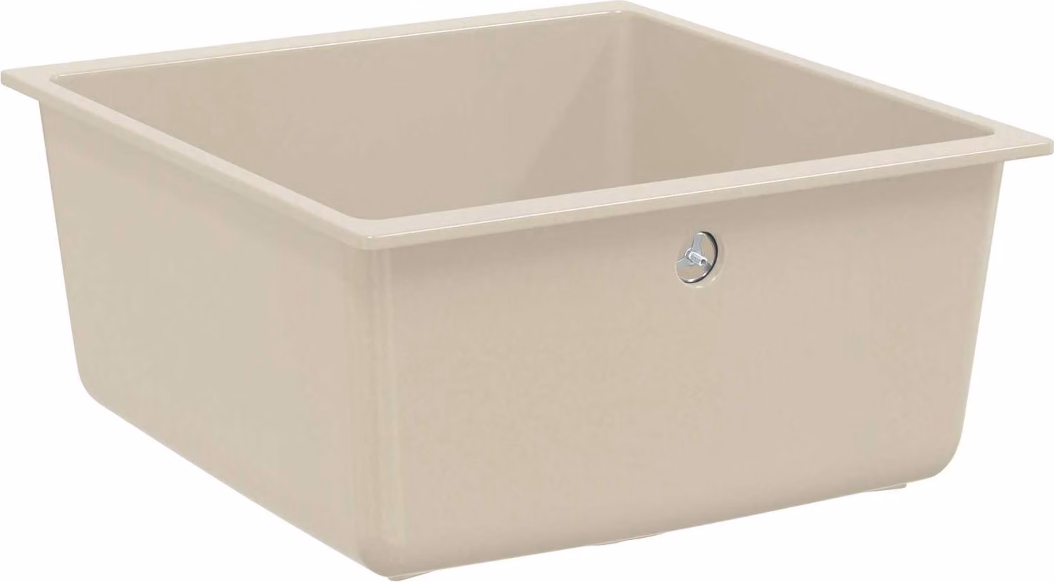 Lavello Beige 430 x 460 mm 80% Quarzo e 20% Resina