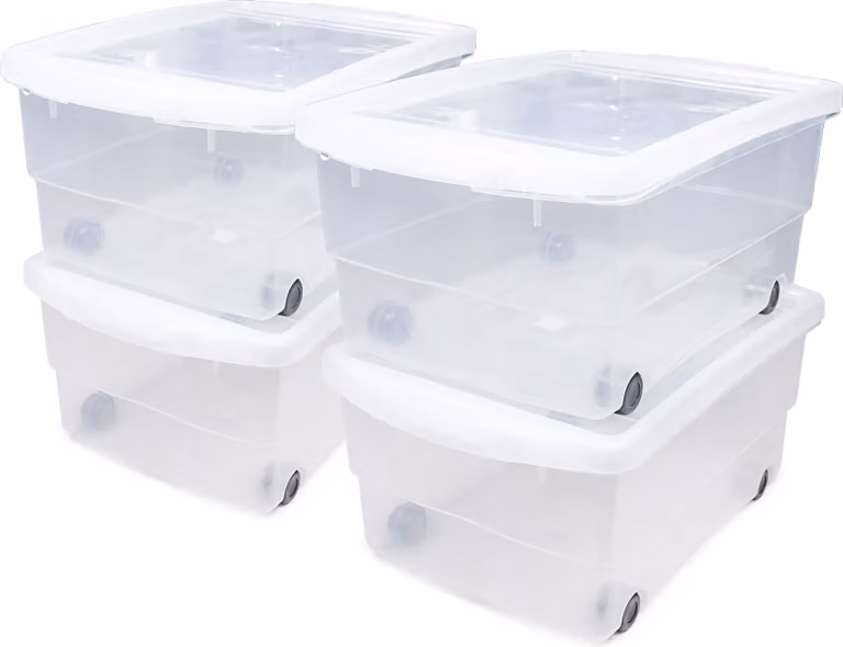 ONDIS24 Cassa su ruote con coperchio 80 L, versione robusta