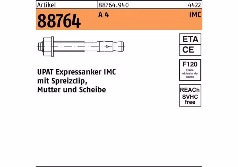UPAT Express ancora IMC 8/50/110 R