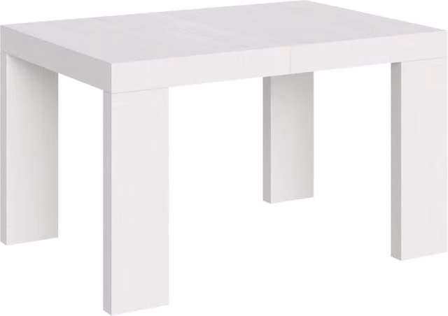 Tavolo allungabile Roxel Bianco Frassino L: 130 cm, P: 90 cm, H: 77 cm (estensione fino a 234 cm)