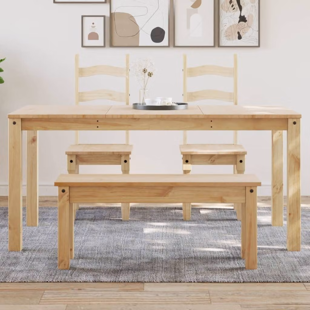 Maison Exclusive - Tavolo da pranzo PANAMA, dimensioni 160x80x75 cm, in legno massello di pino