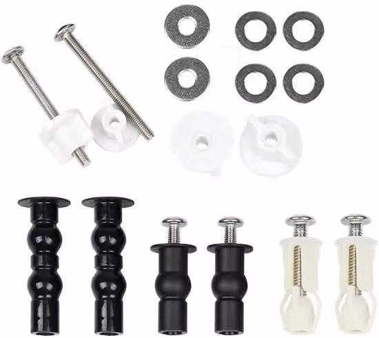 Set di viti per sedile WC - Riparazione cerniera in acciaio inossidabile