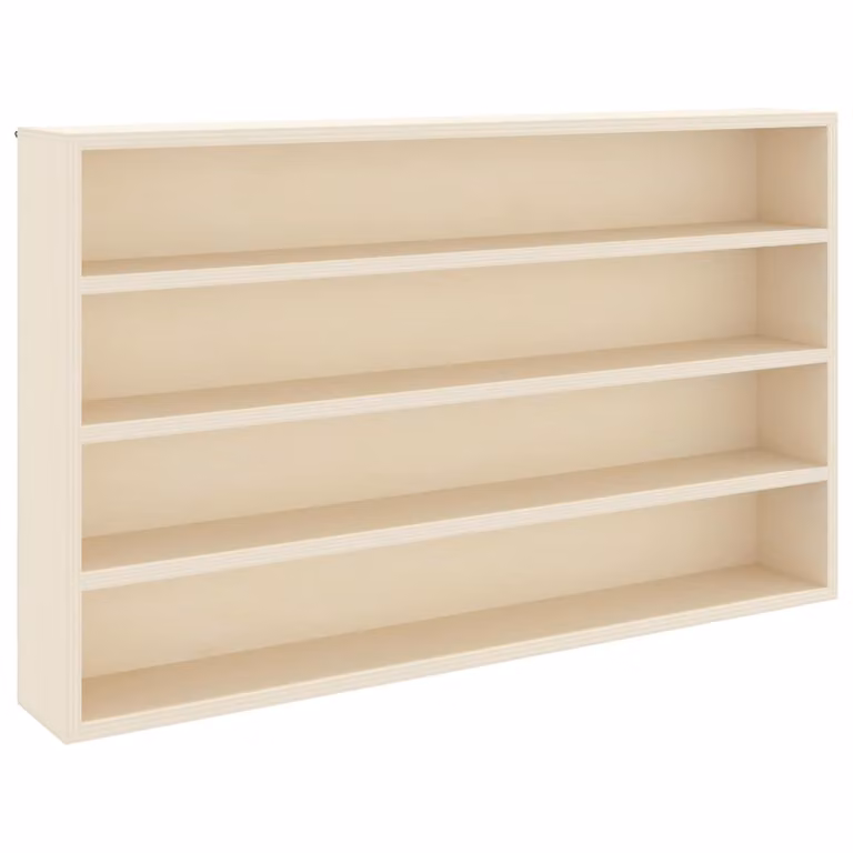 Vetrina da parete moderna vidaXL in MDF beige L 60 cm, P 8,5 cm, H 37 cm