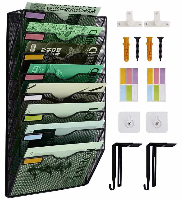 Solidchoice - Organizer da parete a 8 scomparti per l'ufficio