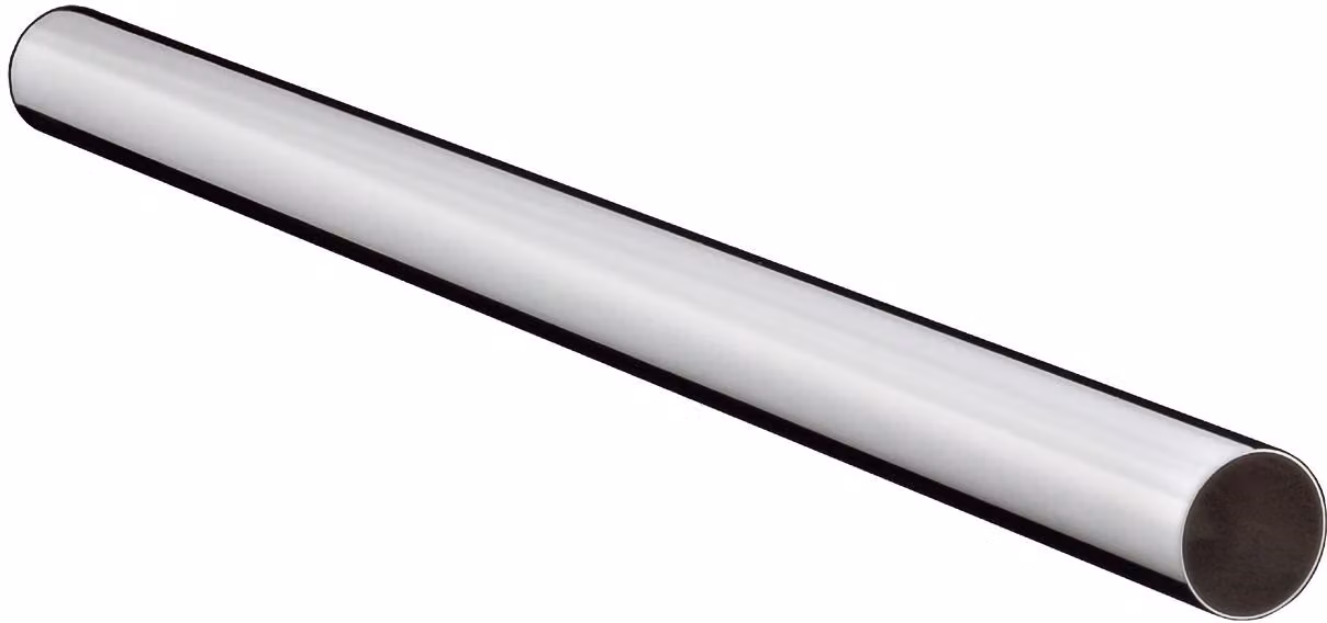 hansgrohe tubo diritto, 500 mm acciaio inox