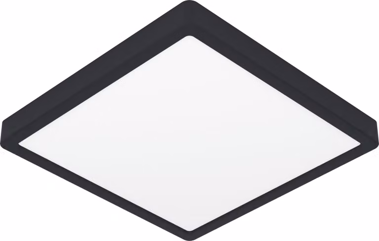 Eglo Plafoniera LED Fueva 6-Z nero 30 x 30 cm RGB dimmerabile