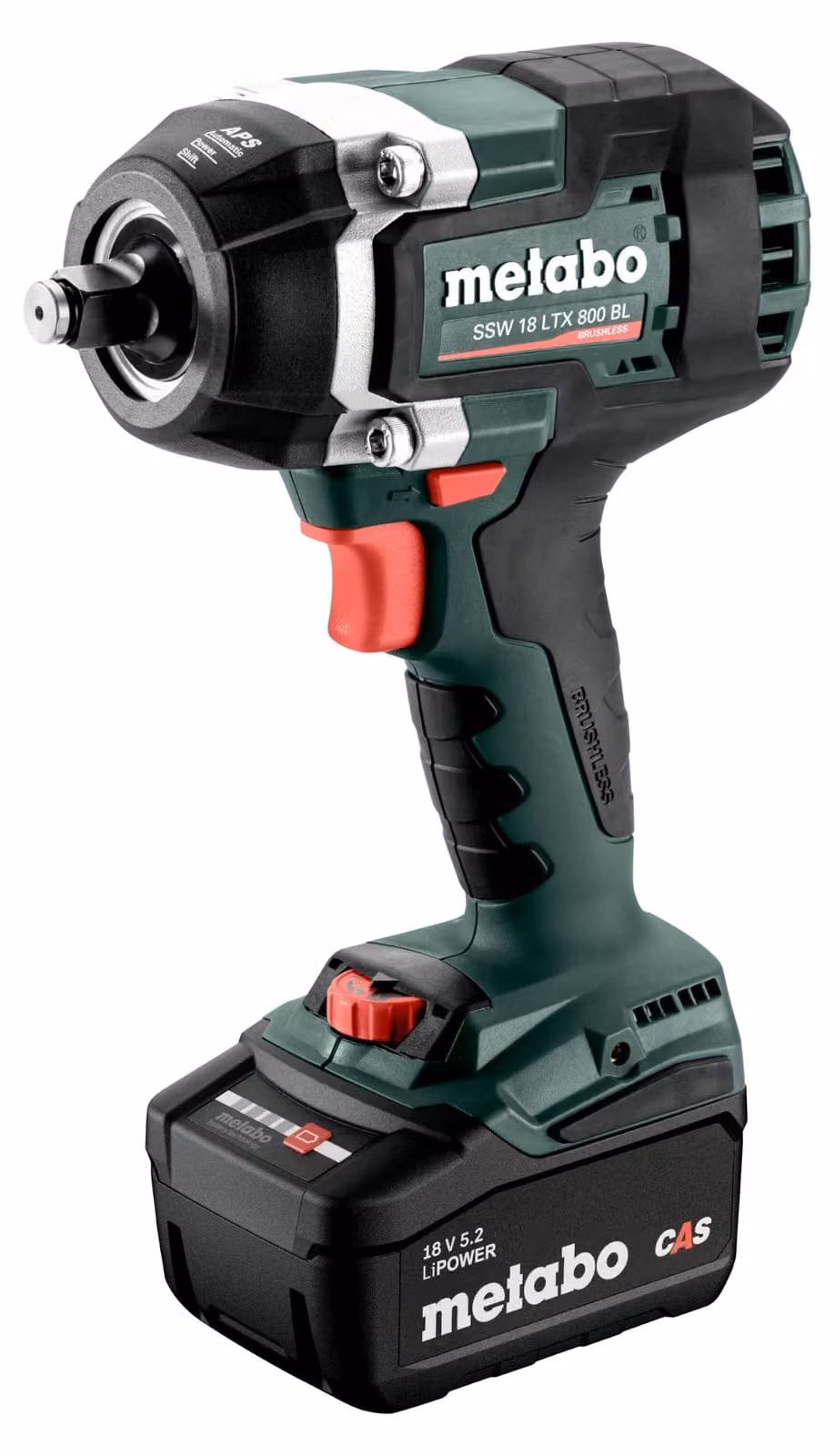 Avvitatore ad impulsi 18 V SSW 18 LTX 800 BL 2 x 5,2 Ah Li-Power, ASC 55, valigetta