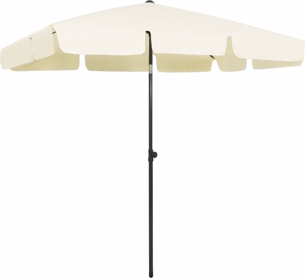 Maison Exclusive - Ombrellone da Spiaggia Giallo Sabbia 200x125 cm