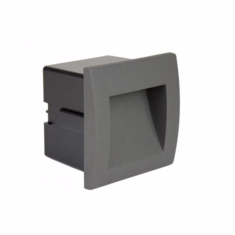 Lampada da incasso per facciate a LED 1,5W grigio scuro IP65 SU-MA Mur M2029