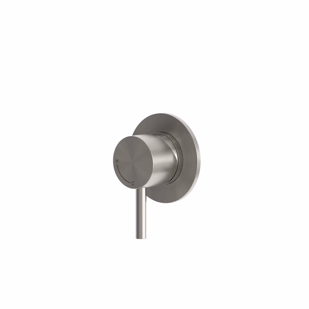 Miscelatore da muro SINED Modello LEVANTE in acciaio inox 316L satinato argento per lavabo e installazioni interne ed esterne – 2