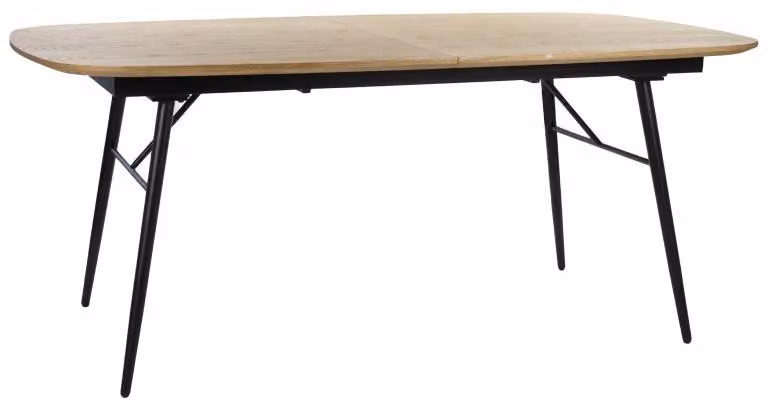 Tavolo Pomax Italo, legno massello, lunghezza 180/230 cm, larghezza 105 cm, altezza 76 cm