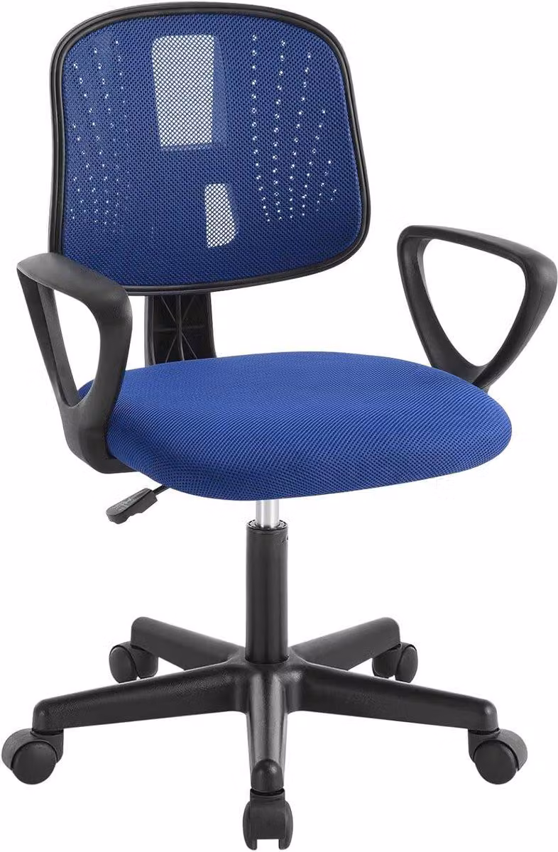 Sedia da ufficio ergonomica per bambini: girevole e regolabile in altezza, comoda e dotata di rotelle