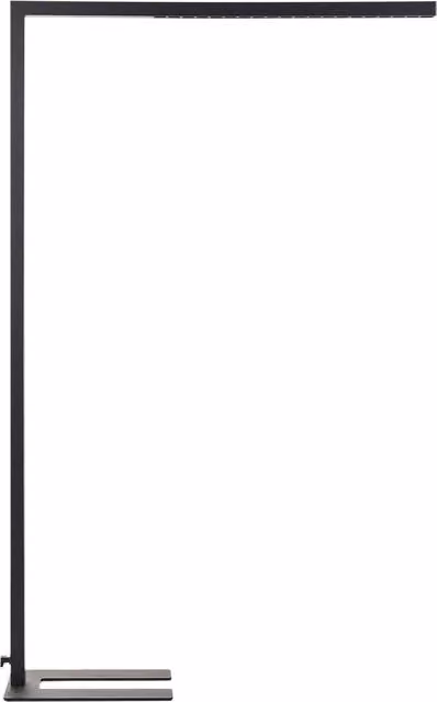 Lampada da terra LED BELIANI in metallo nero con sensore di movimento e regolabile, Altezza: 194 cm