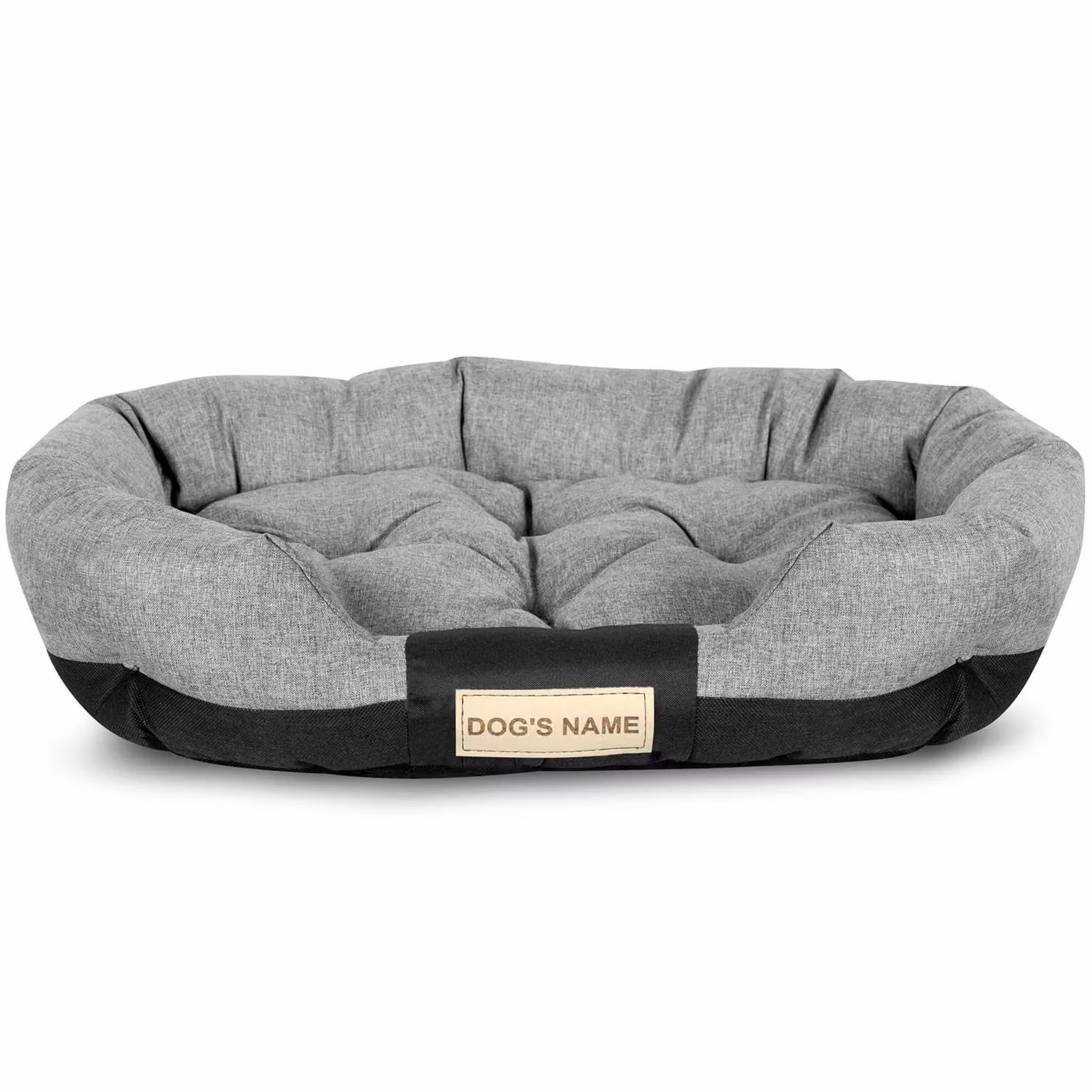 Grande cuccia per cani e gatti 100x75 cm, nera, EDANTI