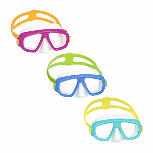 Bestway 22011-5 Maschera da snorkeling per bambini Aqua Champ Essential, 3+ anni