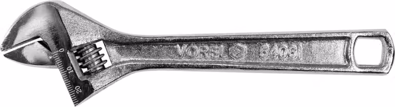 Chiave inglese regolabile, 200 mm, cromata