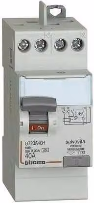 Interruttore Differenziale Salvavita RCD BTicino 2P Bianco – 1