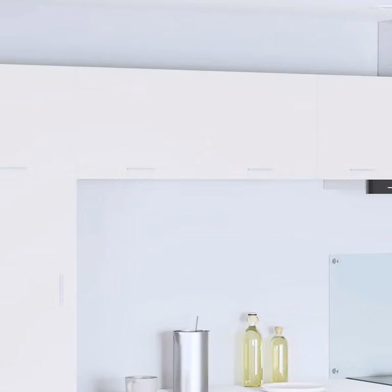 Armadio pensile da cucina vidaXL Bianco in MDF con ante a battente L 50 cm x P 31 cm x H 40 cm