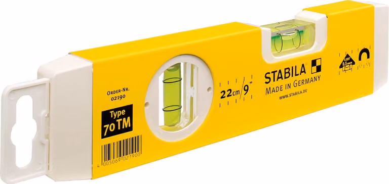 Stabila Type 70 TM 2190 Torbedo level incl. magnet 23.50 cm