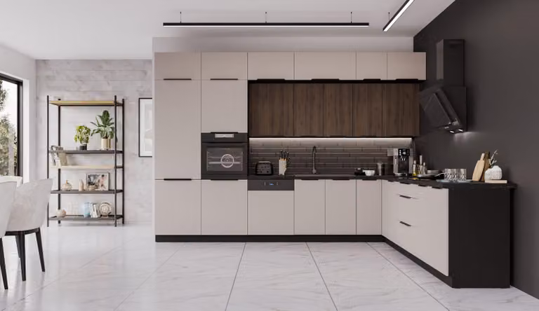 Cucina ad angolo ARONA MONZA 350x290 Cucina componibile Cucina ad angolo Cucina Kashmir XL Spazio contenitivo