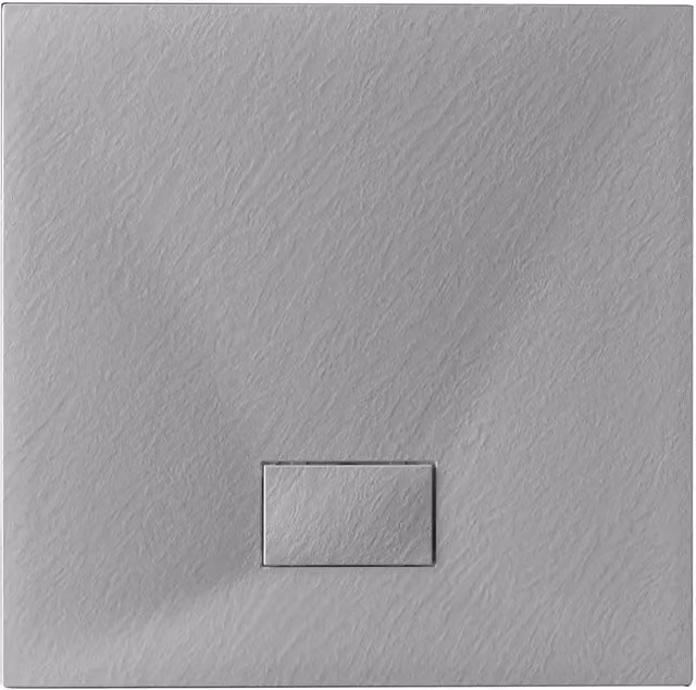 Piatto doccia Stone Essence Slim Dhimp quadro grigio L: 80 cm x P: 80 cm