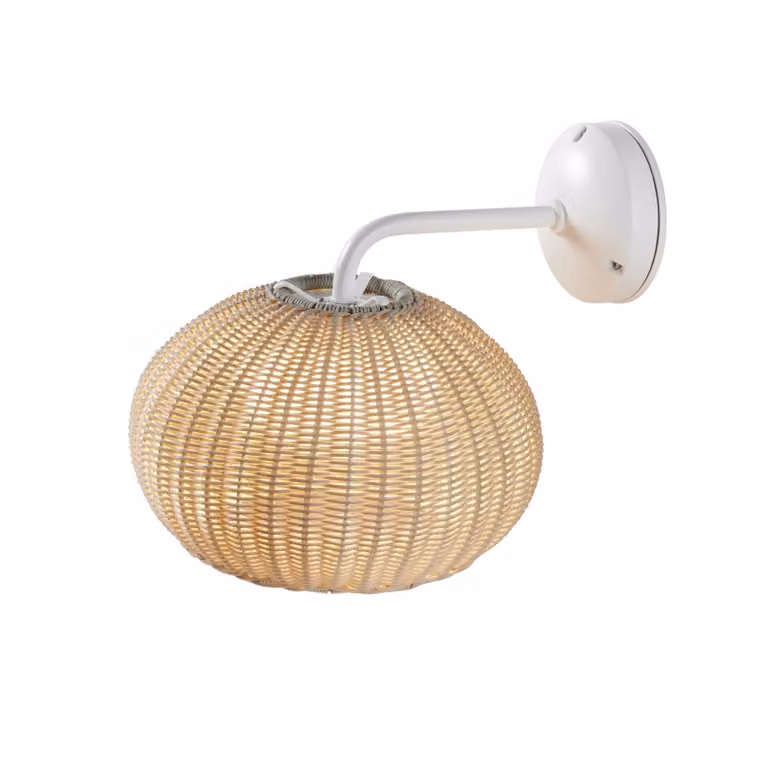 Bover Applique da esterni a LED Garota, dimmerabile, Bianco / Opale, Alluminio, Design, Applique LED da esterni