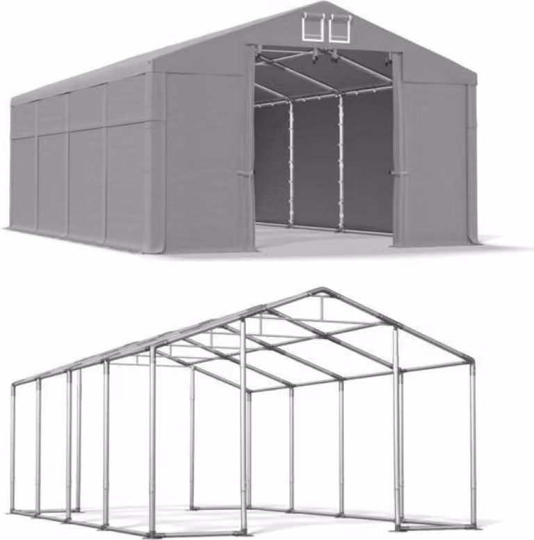 4x8 Grigio Magazine Tenda WINTER MSD