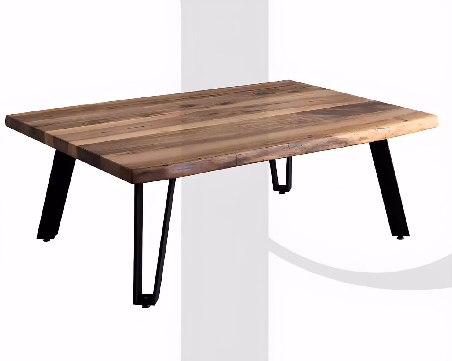 Tavolino da salotto, stile moderno, colore marrone, comodo, in legno, forma rettangolare