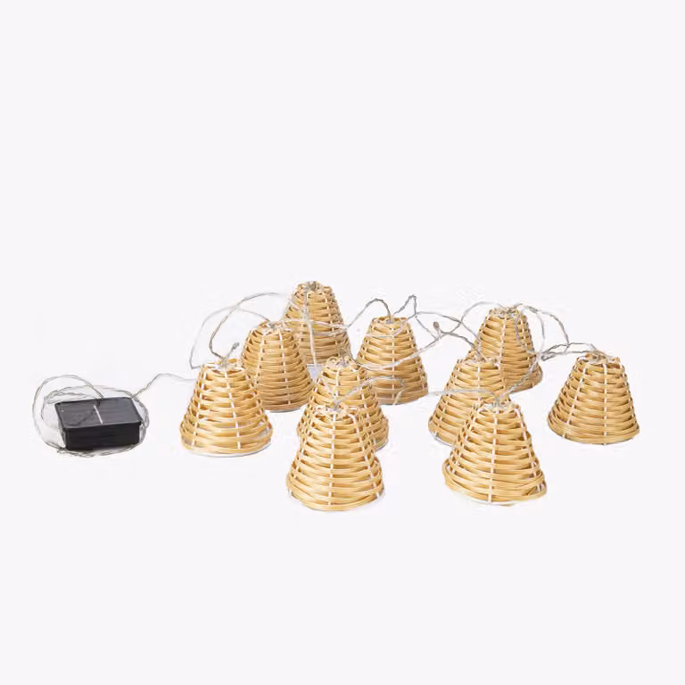LEDS C4 Estela, lampada da esterno - 1 W, luce bianco caldo, 5 lm, grado di protezione IP44, finitura effetto legno, vetro trasparente